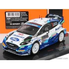   Ixo-Models - Ford England Fiesta Wrc N 3 Rally Montecarlo 2021 T.Suninen - M.Markkula Blue White