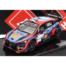   Ixo-Models - HYUNDAI i20 COUPE WRC MOBIS N 8 RALLY CROATIA 2022 T.TANAK - M.JARVEOJA2 TONE BLUE RED