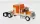 Ixo-Models - America GMC General orange/gelb 1980,