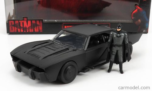 Jada - Batman Batmobile With Figure 2022 - The Batman Movie Matt Black
