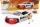 Jada - NISSAN SKYLINE GT-R (R34) ADVAN 2002 WITH STREET FIGHTER RYU FIGURE WHITE RED