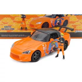   Jada - HONDA S2000 2001 NARUTO LIVERY + ACTION FIGURE ORANGE BLACK