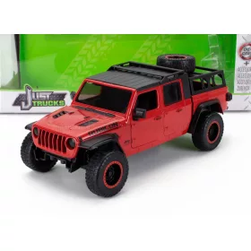   Jada - JEEP GLADIATOR PICK-UP 2020 WITH SET 4X TIRES RED BLACK