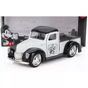   Jada - FORD USA PICK-UP 1941 TOPOLINO MICKEY MOUSE FIGURE - WALT DISNEY WHITE BLACK