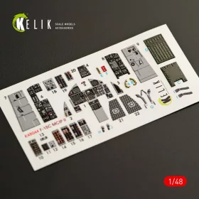 Kelik - F-15C MSIP II Eagle interior 3D decals for GWH kit