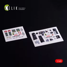   Kelik - F-101B VooDoo - interior 3D decals for Zimi Model/KittyHawk kit