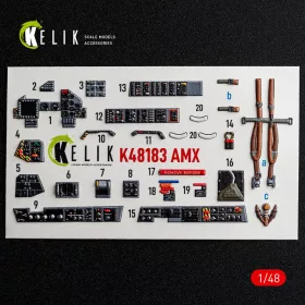 Kelik - AMX - interior 3D decals for Hobby Boss