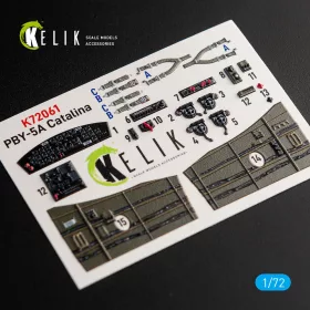 Kelik - PBY-5A Catalina interior 3D decals for Academy kit