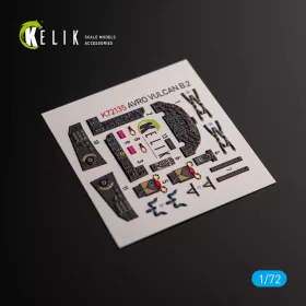   Kelik - AVRO VULCAN B.2 Front cockpit - interior 3D decals for Airfix kit