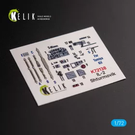 Kelik - Il-2 Shturmovik - interior 3D decals for Tamiya kit