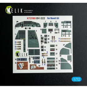 Kelik - BV-222 - interior 3D decals for Revell kit