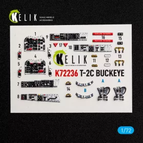 Kelik - T-2C BUCKEYE - interior 3D decals for Wolfpack