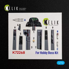 Kelik - U-2C Dragon Lady - interior 3D decals for Hobby Boss