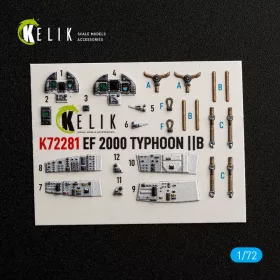   Kelik - Eurofighter Typhoon EF-2000 - interior 3D decals for Italeria