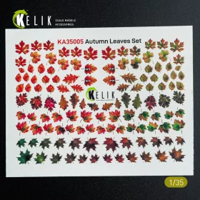 Kelik - Autumn Leaves Set #1 - Decal for dioramas