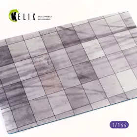   Kelik - Civil Concrete runway Base - Acrylic 3 mm (280 x 180 mm) (170 g)