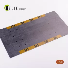   Kelik - F1 Garage Type 1 Base - Acrylic 3 mm (180 x 357 mm) (210 g) (1/20)