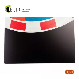   Kelik - Miami Grand Prix for 2 bolides Base - Acrylic 3 mm (410 x 270 mm) (410 g)