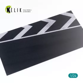   Kelik - Asphalt road race track Base - Acrylic 3 mm (180 x 357 mm)