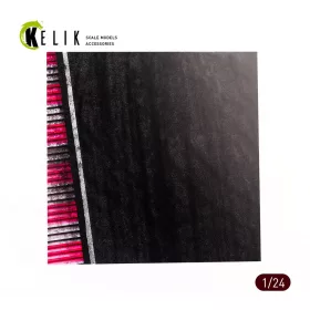   Kelik - Racing Track for 2 models - Base - Acrylic 3 mm (240 x 240 mm) (190g)