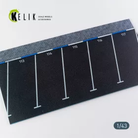   Kelik - Supermarket Parking type 2 Base - Acrylic 3 mm (180 x 357 mm) (210 g) (1/43)