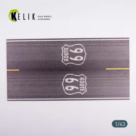   Kelik - Route 66 - Base - Acrylic 3 mm (180 x 357 mm) (210 g) (1/43)