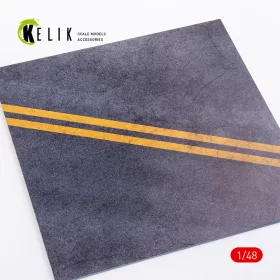   Kelik - Asphalt Road for drones or any - Acrylic 3 mm (240 x 240 mm) (410 g)