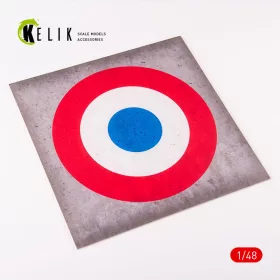   Kelik - France Roundel - Acrylic 3 mm (240 x 240 mm) (190g) (1/72 - 1/48)