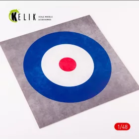   Kelik - United Kingdom Roundel - Acrylic 3 mm (240 x 240 mm) (190g) (1/72 - 1/48)
