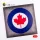 Kelik - Canada Roundel - Acrylic 3 mm (240 x 240 mm) (190g) (1/72 - 1/48)