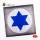Kelik - Israel Roundel - Acrylic 3 mm (240 x 240 mm) (190g) (1/72 - 1/48)
