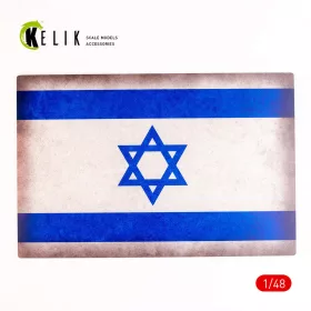   Kelik - Israel Flag - Base - Acrylic 3 mm (410 x 270 mm) (410 g) (1/72 - 1/32)