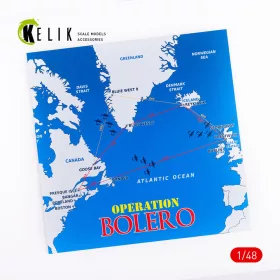   Kelik - Operation Bolero WWII era - Acrylic 3 mm (240 x 240 mm) (190g) (1/72 - 1/48)