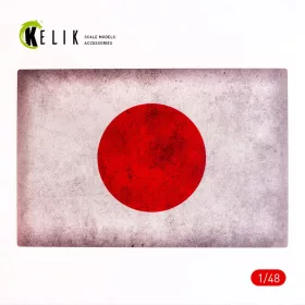   Kelik - Japan Flag - Base - Acrylic 3 mm (410 x 270 mm) (410 g) (1/72 - 1/32)