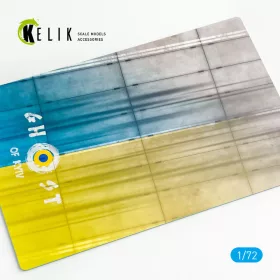   Kelik - Concrete plates Ghost of Kyiv Base - Acrylic 3 mm (280 x 180 mm) (170 g)
