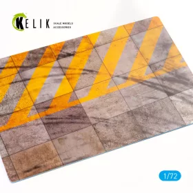   Kelik - Light motor aviation runway Base - Acrylic 3 mm (280 x 180 mm) (170 g)