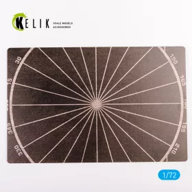   Kelik - Compass calibration circle - Base - Acrylic 3 mm (280 x 180 mm) (170 g)
