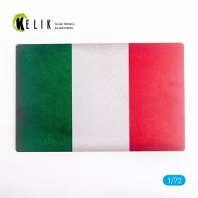   Kelik - Italy Flag - Base - Acrylic 3 mm (280 x 180 mm) (170 g)
