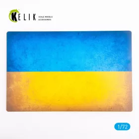   Kelik - Ukraine Flag - Base - Acrylic 3 mm (280 x 180 mm) (170 g)