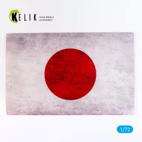   Kelik - Japan Flag - Base - Acrylic 3 mm (280 x 180 mm) (170 g)