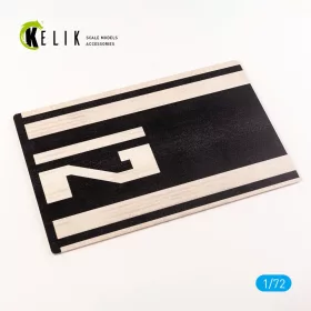   Kelik - Isla de Saba, Juancho E, Yrausquin-airport - Base - Acrylic 3 mm (280 x 180 mm) (170 g)