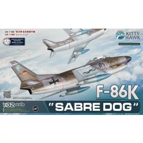   Kitty Hawk - NATO F-86K Sabre Dog - Bundeswehr repülő makett