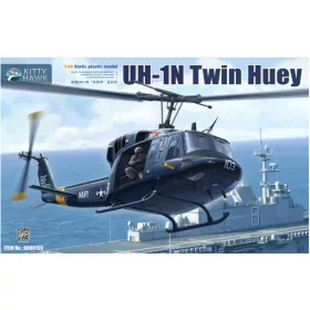 Kitty Hawk - UH-1N Twin Huey helikopter makett