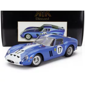   KK-Scale - FERRARI 250 GTO 3.0L V12 TEAM N.A.R.T. NORTH AMERICAN RACING N 17 24h LE MANS 1962 BOB GROSSMAN - GLENN ROBERTS "FIREBALL" BLUE WHITE