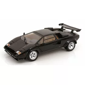 KK-Scale - LAMBORGHINI   COUNTACH LP 5000S QV 1985  BLACK