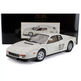   KK-Scale - FERRARI TESTAROSSA MKI MONODADO MONOSPECCHIO USA VERSION 1984 WHITE