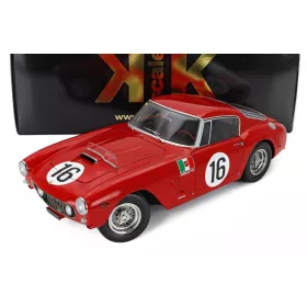   KK-Scale - FERRARI 250GT SWB 3.0L V12 COUPE TEAM SCUDERIA SERENISSIMA N 16 24h LE MANS 1961 MAURICE TRINTIGNANT - CARLO MARIA ABATE RED