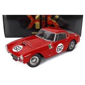   KK-Scale - FERRARI 250GT SWB 3.0L V12 COUPE N 62 WINNER MONZA 1960 CARLO MARIA ABATE RED