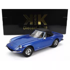 KK-Scale - FERRARI 275 GTB/4 NART SPIDER 1967 BLUE MET