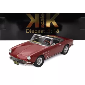   KK-Scale - FERRARI 275 GTS PININFARINA SPIDER PERSONAL CAR STEVE McQUEEN 1964 RED MET